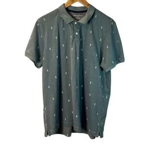 Banana Republic Men’s Pineapple Print Polo Shirt Size XL